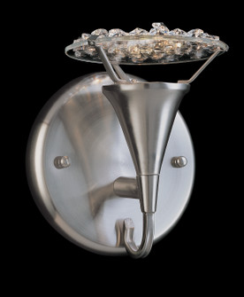 Crystal Lake One Light Wall Sconce in Satin Nickel (92|16062 SN CP)