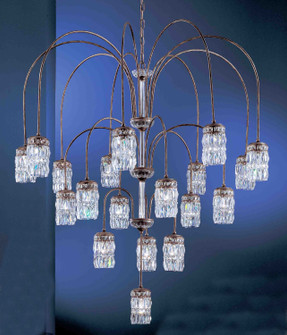 Cascade 19 Light Chandelier in English Bronze w/Gold (92|1089 EBG CP)