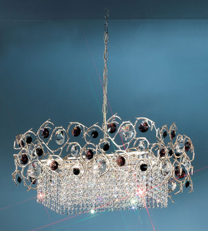 Foresta Colorita Eight Light Chandelier in Silver Frost (92|10038 SF BR)