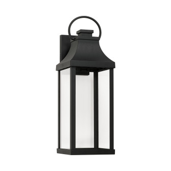 Bradford One Light Outdoor Wall Lantern in Black (65|946421BK-GL)
