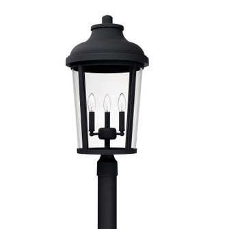 Dunbar Three Light Outdoor Post Lantern in Black (65|927034BK)