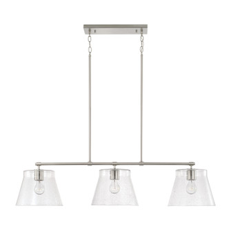 Baker Three Light Island Pendant in Brushed Nickel (65|846931BN)