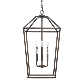 Birch Six Light Foyer Pendant in Bronze (65|522761BZ)