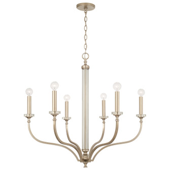 Breigh Six Light Chandelier in Brushed Champagne (65|444861BS)