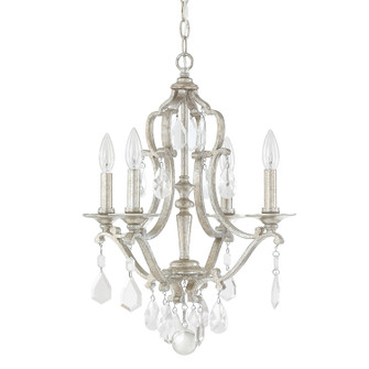Blakely Four Light Chandelier in Antique Silver (65|4184AS-CR)