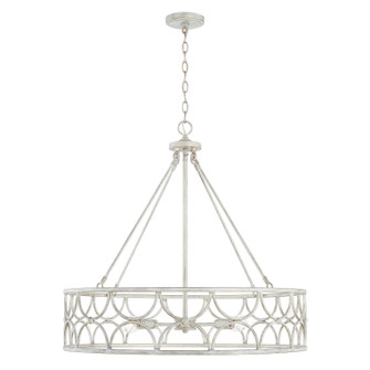 Ricci Four Light Pendant in Winter White (65|343341WW)