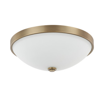 Perkins Two Light Flush Mount in Aged Brass (65|2323AD-SW)