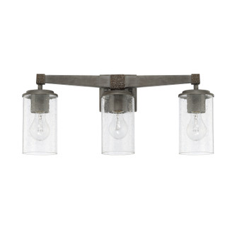 Zac Three Light Vanity in Urban Grey (65|125931UG-435)