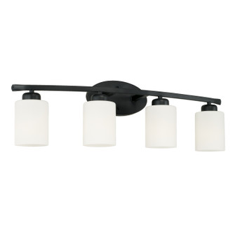 Dixon Four Light Vanity in Matte Black (65|115241MB-338)