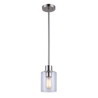 Portland One Light Pendant in Brushed Nickel (387|IPL531A01BN)