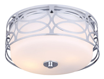Drake Two Light Flush Mount in Chrome (387|IFM173B12CH)