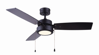 Wallis 42''Ceiling Fan in Matte Black (387|CF42WAL3BK)