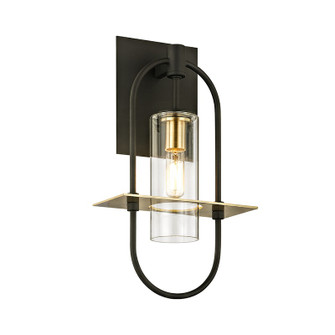 Smyth One Light Wall Mount in Dark Bronze And Brushed Brass (67|B6391)