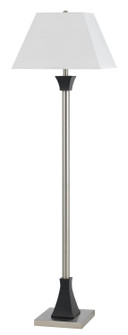 HOTEL One Light Floor Lamp in Brushed Steel/Espresso (225|LA-8021FL-1-BS)