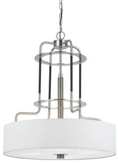 Four Light Chandelier in Brushed Steel (225|FX-3652-4)