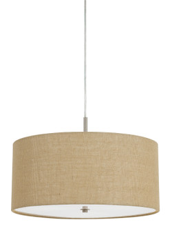 ADDISON Three Light Pendant in Burlap (225|FX-3627-1P)