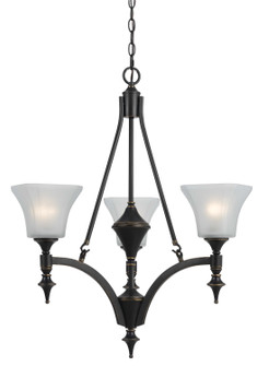 Rockwood Three Light Chandelier in Dark Bronze (225|FX-3541/3)