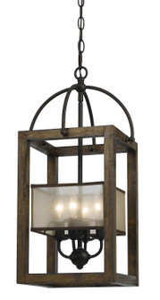 Mission Four Light Chandelier in Dark Bronze (225|FX-3536/4)