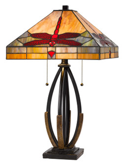 Tiffany Two Light Table Lamp in Tiffany (225|BO-3009TB)