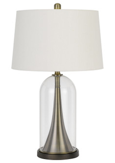 Camargo One Light Table Lamp in Glass/Antique Brass (225|BO-2989TB)