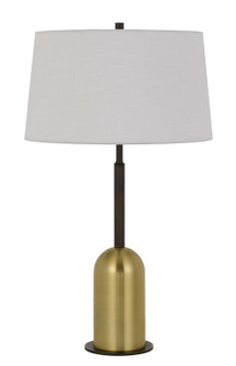 Rimini One Light Table Lamp in Black/Antique Brass (225|BO-2891TB)