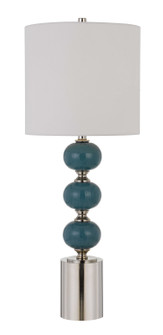 Malaga Two Light Table Lamp in Slate blue/Chrome (225|BO-2865TB-2)