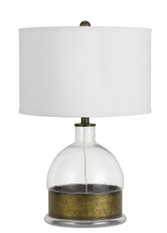 Rapallo One Light Table Lamp in Glass/Antiqued Brass (225|BO-2809TB)