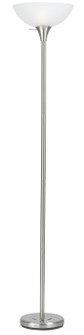 Metal One Light Torchiere in Brushed Steel (225|BO-2055)