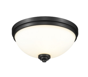Ashton Three Light Flush Mount in Matte Black (224|443F3-MB)