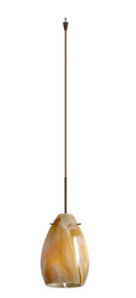 Pera One Light Pendant in Bronze (74|XP-1713HN-BR)