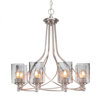 Capri Eight Light Chandelier in Brushed Nickel (200|908-BN-3002)
