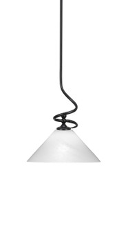 Capri One Light Mini Pendant in Matte Black (200|901-MB-2121)