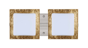 Alex Two Light Wall Sconce in Satin Nickel (74|2WS-7735GF-SN)