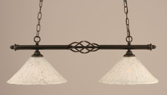 Eleganté Two Light Island Bar in Dark Granite (200|862-DG-702)