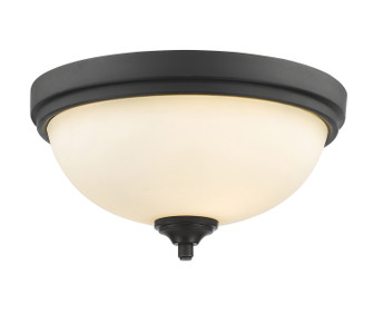 Bordeaux Two Light Flush Mount in Bronze (224|435F2-BRZ)