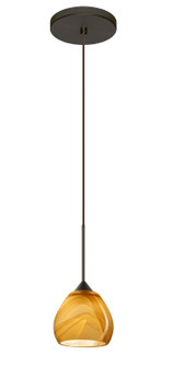 Tay Tay One Light Pendant in Bronze (74|1XT-5605HN-LED-BR)