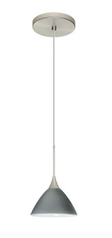 Domi One Light Pendant in Satin Nickel (74|1XT-1743TN-LED-SN)