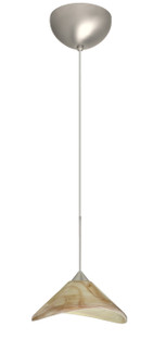 Hoppi One Light Pendant in Satin Nickel (74|1XC-191383-LED-SN)