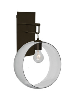 Plato One Light Wall Pendant in Bronze (74|1WP-PLATOCL-BR-NI)