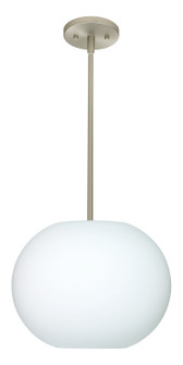 Jordo One Light Pendant in Satin Nickel (74|1TT-477507-LED-SN)
