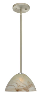 Tessa One Light Pendant in Satin Nickel (74|1TT-420183-LED-SN)