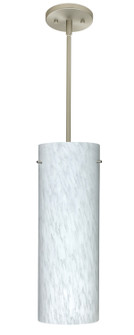 Tondo One Light Pendant in Satin Nickel (74|1TT-412819-LED-SN)