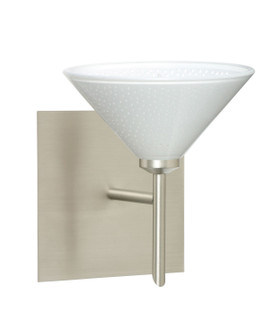 Kona One Light Wall Sconce in Satin Nickel (74|1SW-282453-SN-SQ)