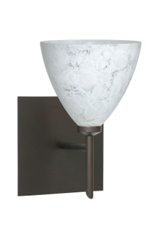 Mia One Light Wall Sconce in Bronze (74|1SW-177919-BR-SQ)