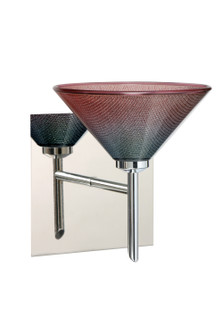 Kona One Light Wall Sconce in Chrome (74|1SW-117691-CR-SQ)