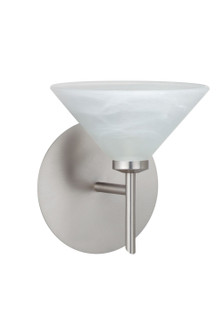 Kona One Light Wall Sconce in Satin Nickel (74|1SW-117652-SN)