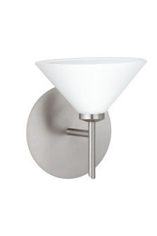 Kona One Light Wall Sconce in Satin Nickel (74|1SW-117607-SN)