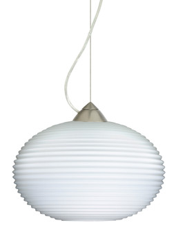 Pape One Light Pendant in Satin Nickel (74|1KX-491307-SN)