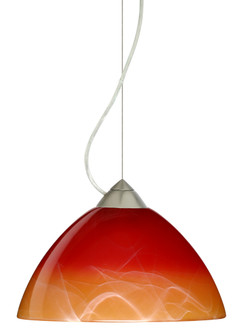 Tessa One Light Pendant in Satin Nickel (74|1KX-4201SL-SN)