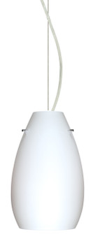 Pera One Light Pendant in Satin Nickel (74|1KX-412607-SN)